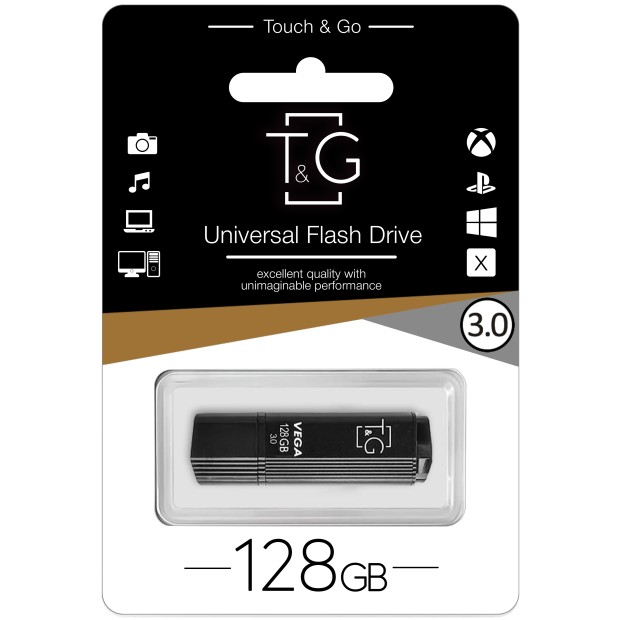 USB 3.0 флеш-накопитель Touch & Go 121 Vega Series 128Gb