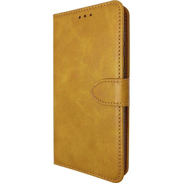 Чехол-книжка Leather Book Samsung Galaxy A10 / M10 (2019) (Светло-коричневый)