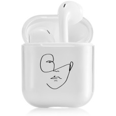 Чехол для наушников Clear Case Apple Airpods (Face)