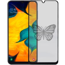 Стекло 5D Picture Samsung Galaxy A20 / A30 / A50 (2019) Black (Butterfly)