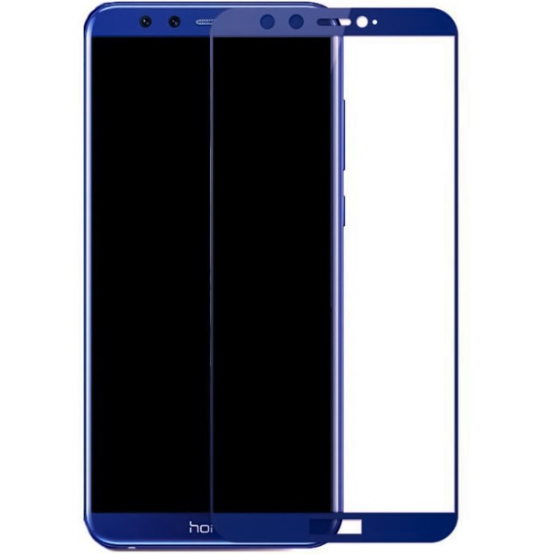 Защитное стекло 5D для Huawei Honor 9 Lite Blue