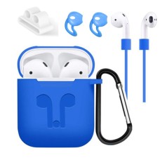 Чехол для наушников Slim Case Apple AirPods Set (Blue)