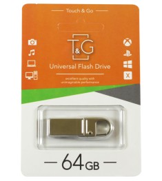 USB + Lightning флеш-накопитель Touch & Go 008 Metal Series 64Gb (Короткая)