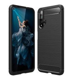 Силикон Polished Carbon Huawei Nova 5T (Чёрный)