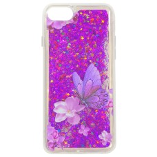 Силиконовый чехол Liquid Fashion Apple iPhone 6 / 6s (Butterfly)
