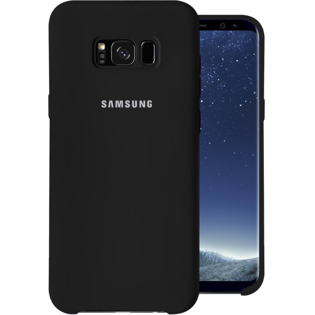 Силиконовый чехол Original Case (HQ) Samsung Galaxy S8 (Чёрный)
