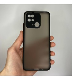 Силикон Totu Gingle Series Xiaomi Redmi 10C (Чёрный)