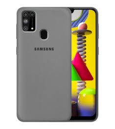 Силикон Original Case Samsung Galaxy M31 (2020) (Серый)