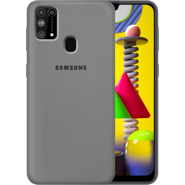 Силикон Original Case Samsung Galaxy M31 (2020) (Серый)