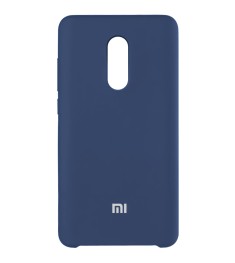 Силикон Original 360 Case Logo Xiaomi Redmi Note 4x (Тёмно-синий)