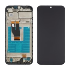 Дисплей для Nokia C21 Plus TA-1424 с чёрным тачскрином и корпусной рамкой