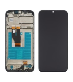 Дисплей для Nokia C21 Plus TA-1424 с чёрным тачскрином и корпусной рамкой