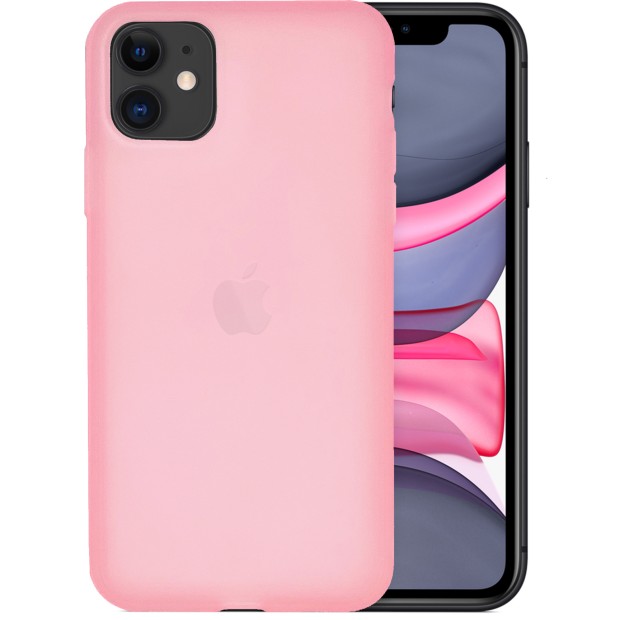 Силикон TPU Latex Apple iPhone 11 (Розовый)
