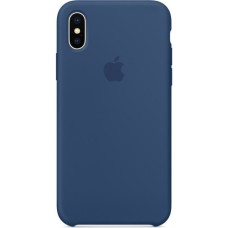 Чехол Silicone Case Apple iPhone X / XS (Cobalt Blue)