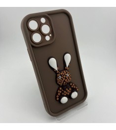 Чехол Pretty Things Case Apple iPhone 13 Pro Max (Brown/Rabbit)