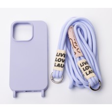 Накладка Cord Case Apple IPhone 15 Pro (Фиалковый)