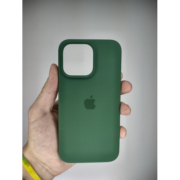 Силикон Original Round Case Apple iPhone 13 Pro (Forest Green)