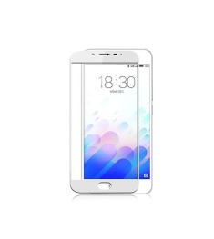 Защитное стекло 5D Meizu M3 Note White