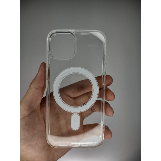 Чехол Clear Case with MagSafe Apple iPhone 14 (Прозрачный)