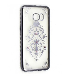 Силиконовый чехол Kingxbar Diamond Huawei Y7 2017 (Герб, Серый)