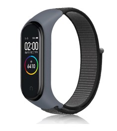 Ремешок Nylon Design Xiaomi Mi Band 3 / 4 (Серый)