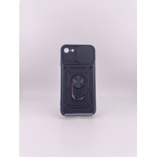 Бронь-чехол Ring Serge Armor ShutCam Case Apple iPhone 7 / 8 / SE (2020) (Чёрный)