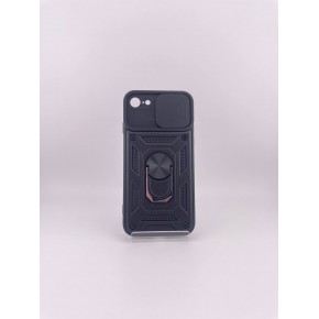 Бронь-чехол Ring Serge Armor ShutCam Case Apple iPhone 7 / 8 / SE (2020) (Чёрный)
