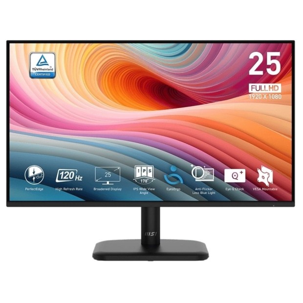 Монитор MSI 24.5" Pro MP251L E2 IPS Black 120Hz
