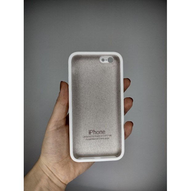 Силикон Original Square RoundCam Case Apple iPhone 6 / 6s (06) White