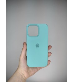 Силикон Original Round Case Apple iPhone 14 Pro Max (23) Sea Blue