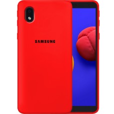 Силикон Original Case Samsung Galaxy A01 Core (Красный)