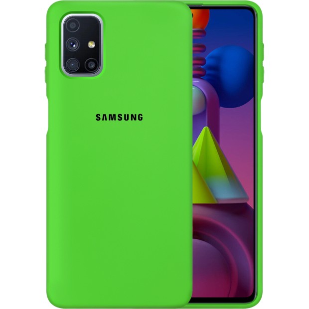 Силикон Original Case Samsung Galaxy M51 (2020) (Салатовый)