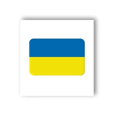 3D-стикер "Прапор прямокутник"