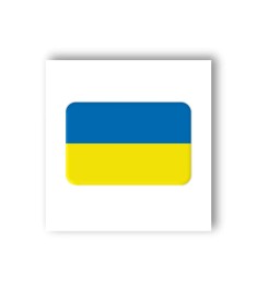 3D-стикер "Прапор прямокутник"