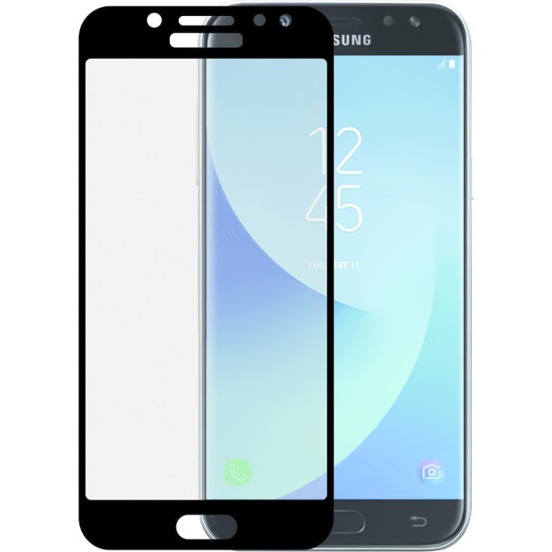 Защитное стекло 3D для Samsung Galaxy J7 (2017) J730 Black