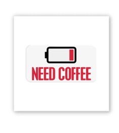 3D-стикер "Need coffee"