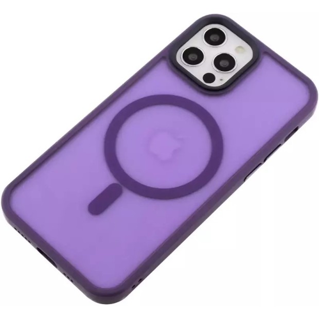 Чехол WAVE Matte Insane Case with MagSafe iPhone 12 / 12 Pro (Deep Purple)