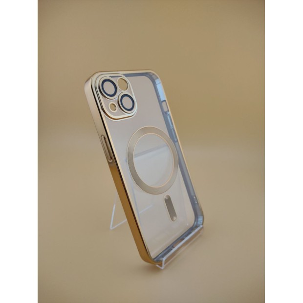 Чехол UMKU Shining with MagSafe Apple iPhone 13 (Gold)
