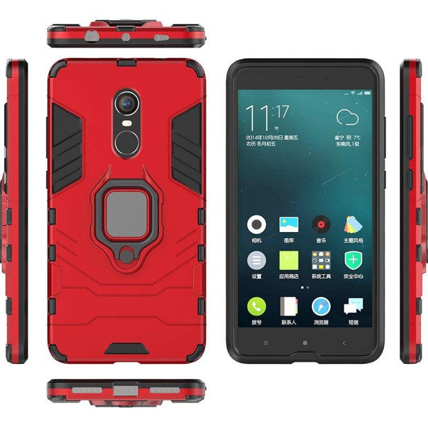 Бронь-чехол Ring Armor Case Xiaomi Redmi Note 4 / Note 4x (Красный)