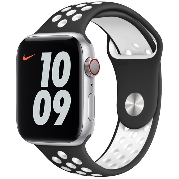 Ремешок Nike Apple Watch 42 / 44 mm (Black-White)
