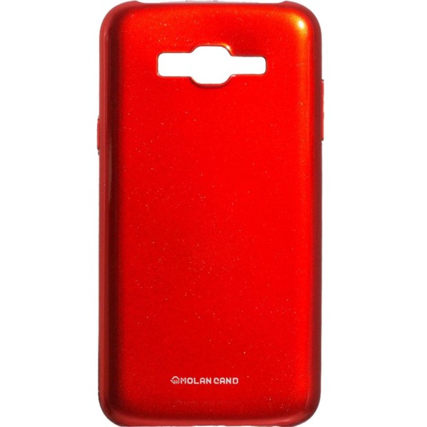 Силиконовый чехол Molan Shining Samsung Galaxy J7 (2015) J700 (Красный)