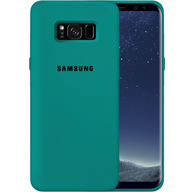 Силикон Original Case Samsung Galaxy S8 (Тёмно-зелёный)