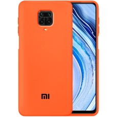 Силикон Original 360 Case Logo Xiaomi Redmi Note 9S / Note 9 Pro (Оранжевый)