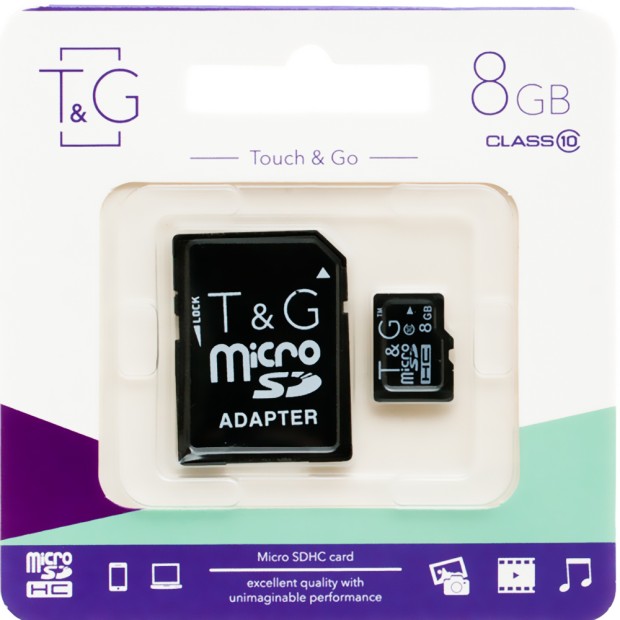 Карта памяти Touch & Go 8Gb (Class 10)
