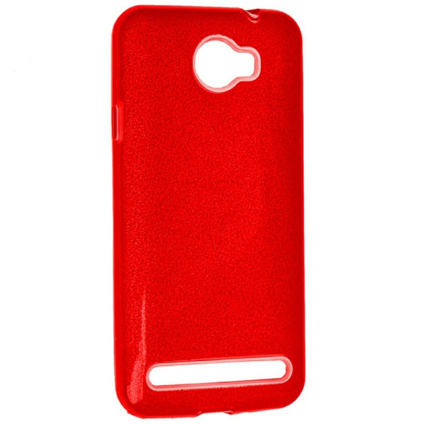 Силиконовый чехол Glitter Huawei Y5-2 (Красный)