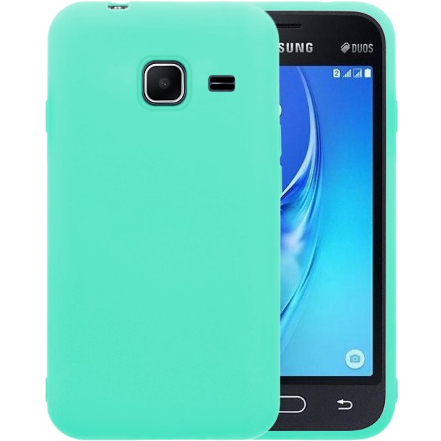 Силиконовый чехол iNavi Color Samsung Galaxy J1 Mini J105 (Бирюзовый)