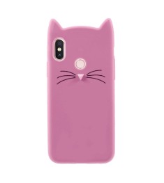 Силиконовый чехол Kitty Case Xiaomi Mi A2 Lite / Redmi 6 Pro (розовый)