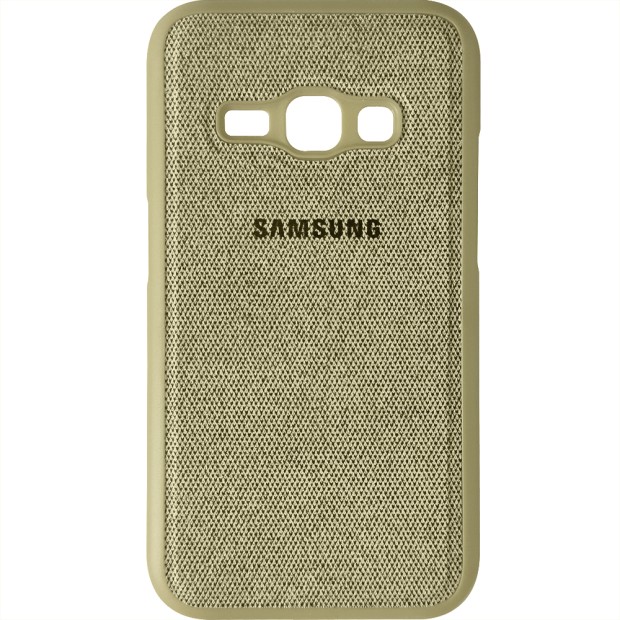Силикон Textile Samsung Galaxy J1 (2016) J120 (Хаки)