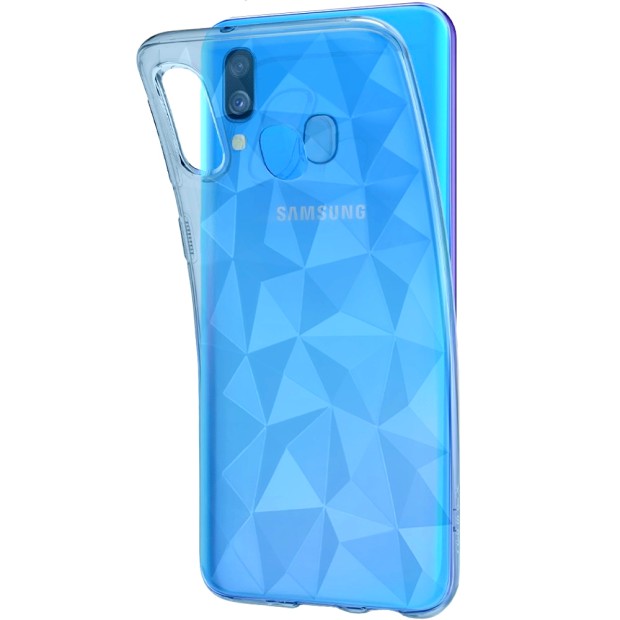Силиконовый чехол Prism Case Samsung Galaxy A20 / A30 (2019) (Синий)