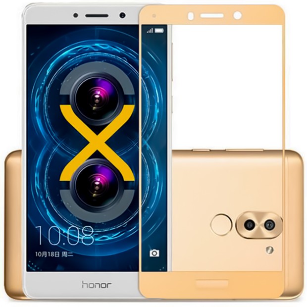 Стекло 5D Huawei Honor 6x / GR5 Gold